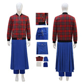 15th Doctor Ncuti Gatwa 2025 New Season Cosplay Costume Doctor Who Red Plaid Set ACcosplay